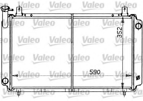 Imagine Radiator, racire motor VALEO 730407