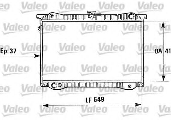 Imagine Radiator, racire motor VALEO 730410