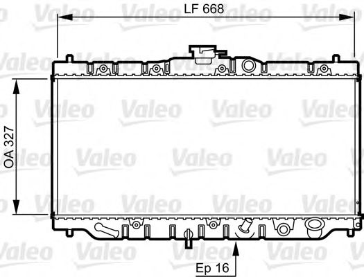 Imagine Radiator, racire motor VALEO 730424