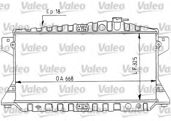 Imagine Radiator, racire motor VALEO 730426