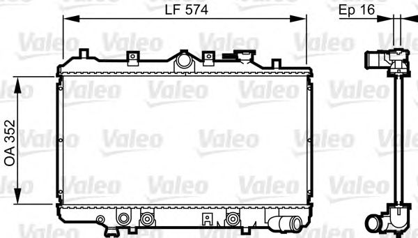 Imagine Radiator, racire motor VALEO 730437