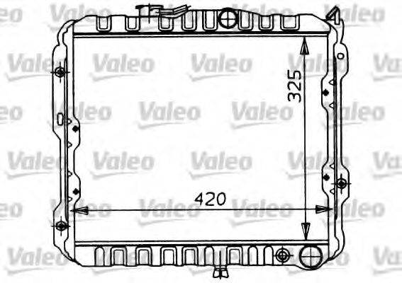 Imagine Radiator, racire motor VALEO 730449