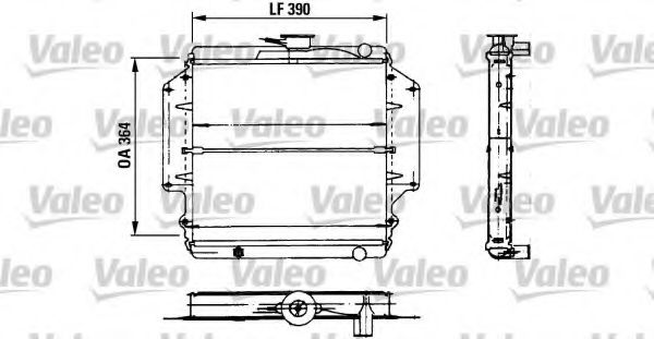 Imagine Radiator, racire motor VALEO 730458