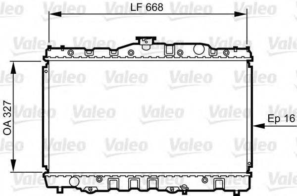 Imagine Radiator, racire motor VALEO 730469