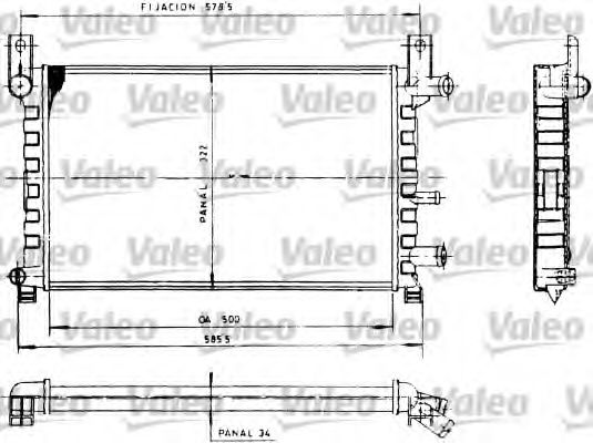 Imagine Radiator, racire motor VALEO 730483