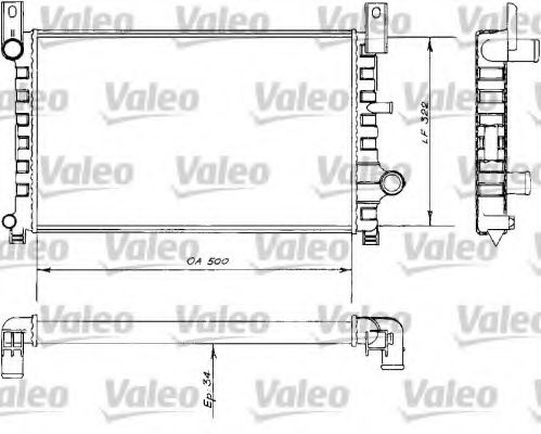 Imagine Radiator, racire motor VALEO 730484