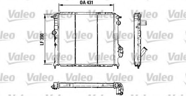 Imagine Radiator, racire motor VALEO 730501