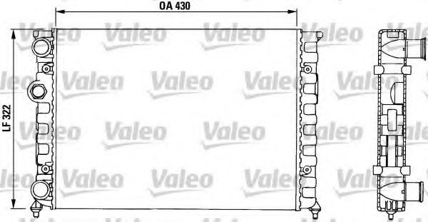 Imagine Radiator, racire motor VALEO 730503