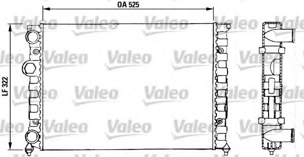 Imagine Radiator, racire motor VALEO 730504