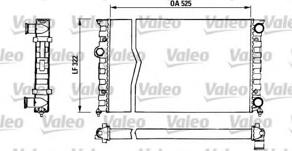 Imagine Radiator, racire motor VALEO 730505