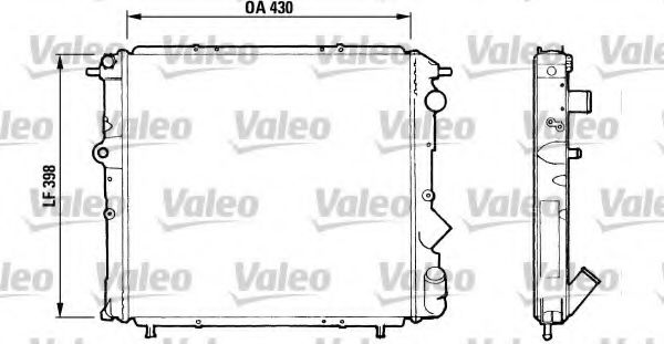 Imagine Radiator, racire motor VALEO 730510