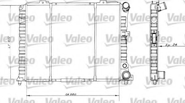 Imagine Radiator, racire motor VALEO 730514