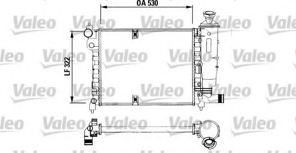 Imagine Radiator, racire motor VALEO 730515