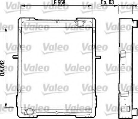 Radiator, racire motor VALEO 730530