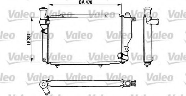 Imagine Radiator, racire motor VALEO 730534