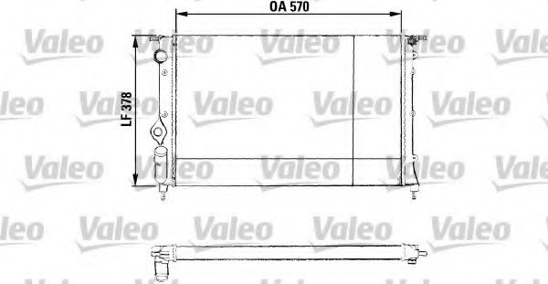 Imagine Radiator, racire motor VALEO 730551