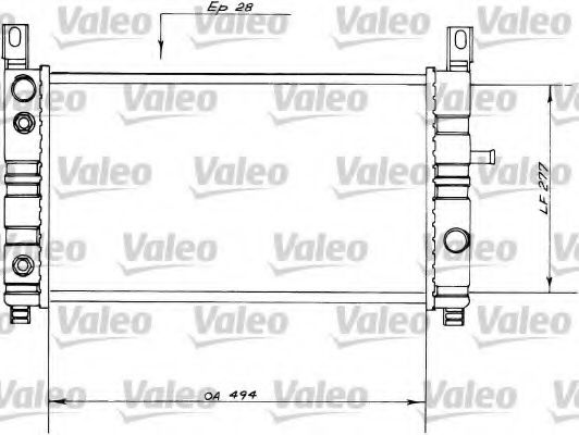 Imagine Radiator, racire motor VALEO 730559