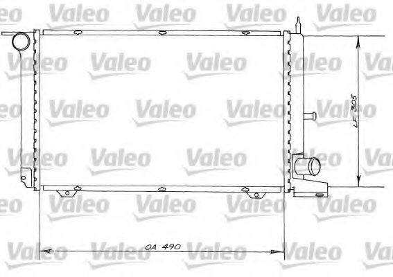 Imagine Radiator, racire motor VALEO 730561