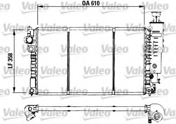 Imagine Radiator, racire motor VALEO 730573