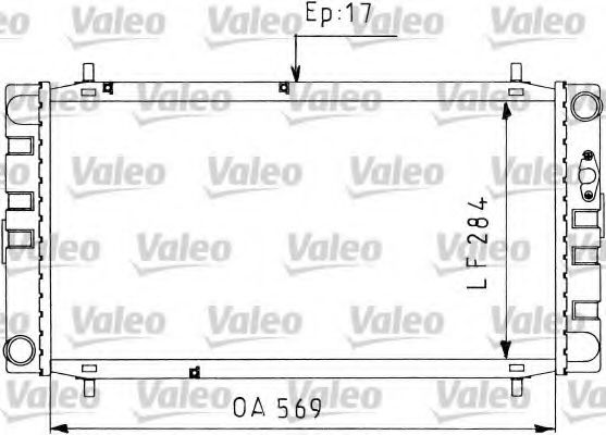 Imagine Radiator, racire motor VALEO 730578