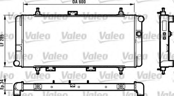 Imagine Radiator, racire motor VALEO 730595