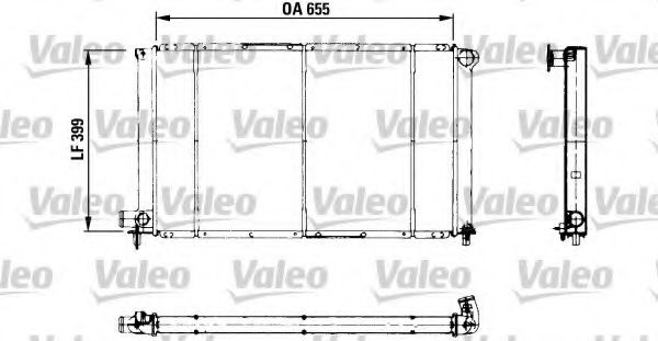 Imagine Radiator, racire motor VALEO 730621