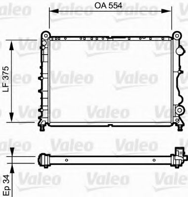 Imagine Radiator, racire motor VALEO 730838