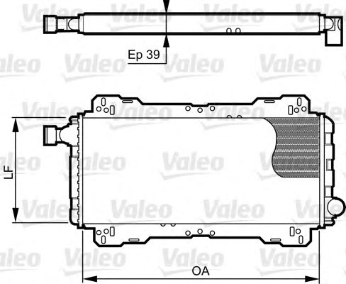 Imagine Radiator, racire motor VALEO 730842