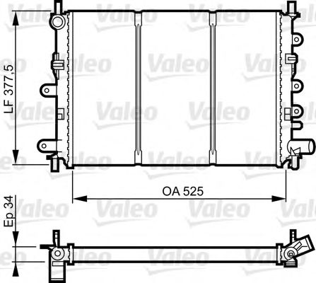 Imagine Radiator, racire motor VALEO 730858