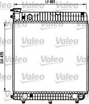 Imagine Radiator, racire motor VALEO 730883