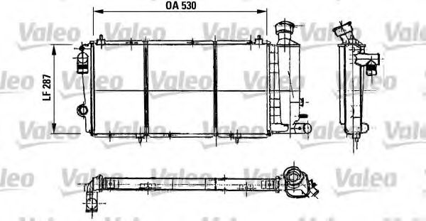 Imagine Radiator, racire motor VALEO 730896