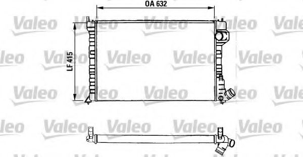 Imagine Radiator, racire motor VALEO 730934