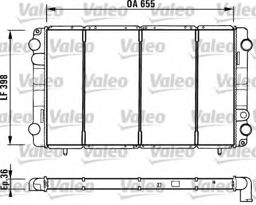 Imagine Radiator, racire motor VALEO 730944