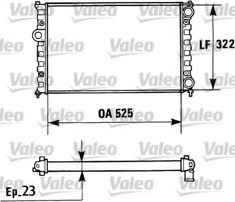 Imagine Radiator, racire motor VALEO 730948