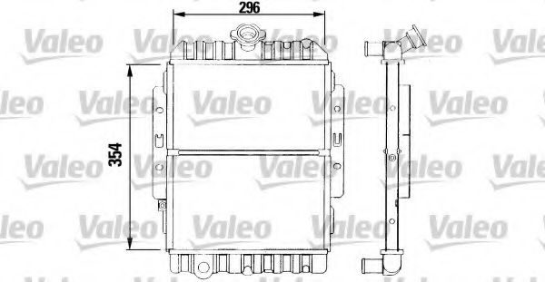 Imagine Radiator, racire motor VALEO 730951