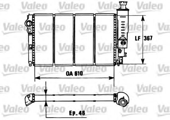 Imagine Radiator, racire motor VALEO 730953