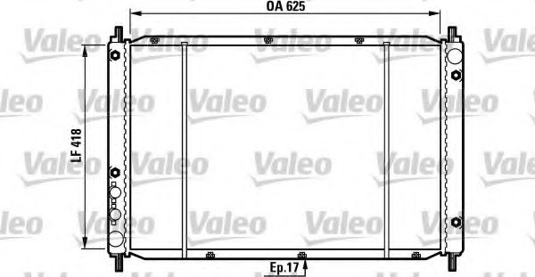 Imagine Radiator, racire motor VALEO 730970