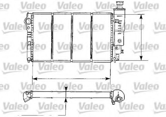 Imagine Radiator, racire motor VALEO 730974