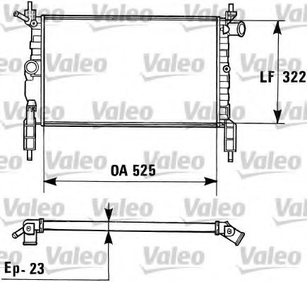 Imagine Radiator, racire motor VALEO 730975