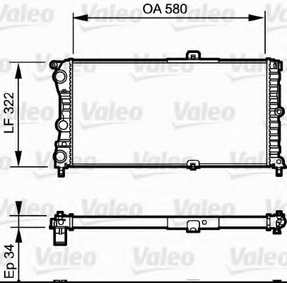 Imagine Radiator, racire motor VALEO 730980