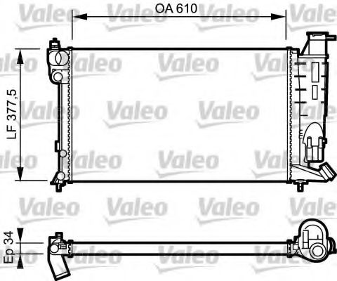 Imagine Radiator, racire motor VALEO 730983