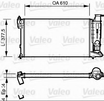 Imagine Radiator, racire motor VALEO 730985