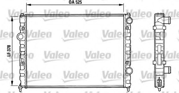 Imagine Radiator, racire motor VALEO 731005