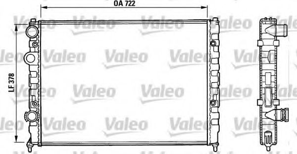 Imagine Radiator, racire motor VALEO 731006