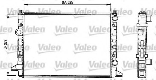 Imagine Radiator, racire motor VALEO 731007