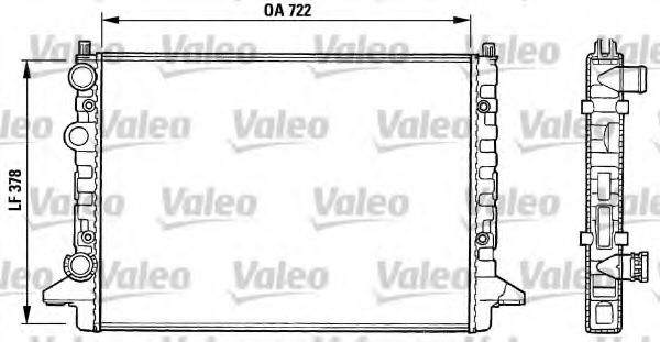 Imagine Radiator, racire motor VALEO 731008