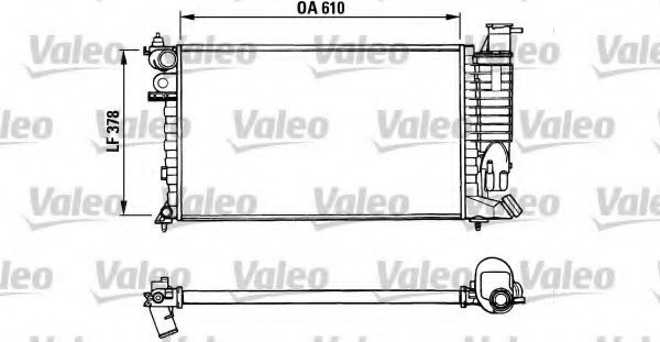 Imagine Radiator, racire motor VALEO 731010