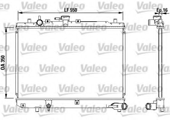 Imagine Radiator, racire motor VALEO 731036