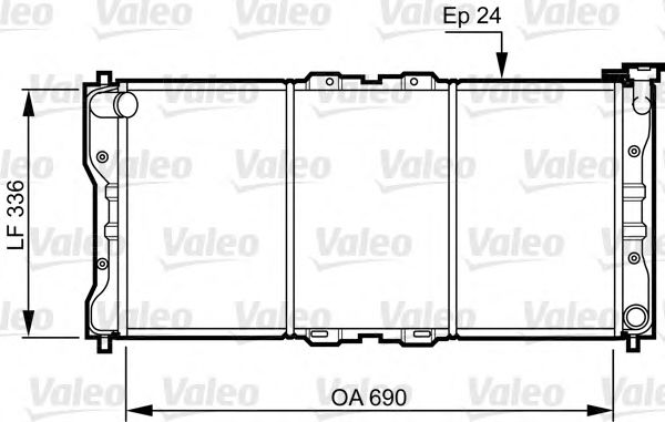 Imagine Radiator, racire motor VALEO 731073