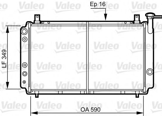 Imagine Radiator, racire motor VALEO 731082